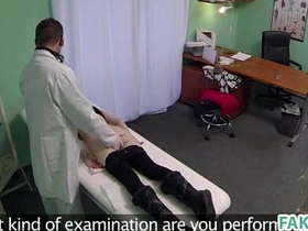 Hidden camera captures intense sexual encounter in simulated medical setting