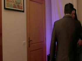 French beauties indulge in steamy sex scene at bar owner's residence