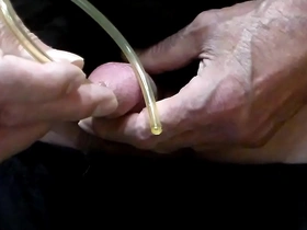 Simple rectal penetration and large ejaculation