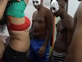 Big beautiful woman gets messy with multiple men