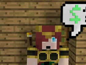 Milk it: Cowgirl ride in Minecraft game