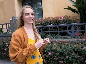Petite Russian teen Lana Sharapova gets her tight pussy stretched