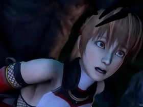 Animated Kasumi explores the wilds of Skyrim in erotic adventure