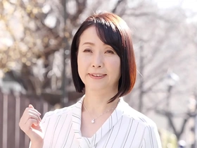 Mature Asian beauty explores solo pleasure and dick sucking