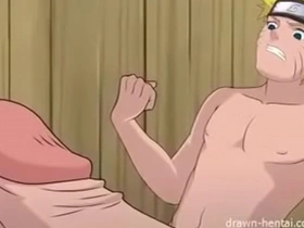 Naruto's wild sex adventure with a seductive teen in hentai parody