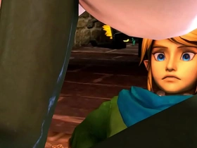 In this steamy 3D video, the princess Zelda finds herself on the receiving end of Ganondorf's intense passion. The scene is filled with intense pleasure and raw desire, as Zelda's blonde locks cascade down her back and her delicate elf features are highli