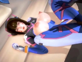 Experience D.Va's 3D HENTAI in stunning detail