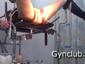 Medical fetish at its finest: Gyno exam with a kinky twist