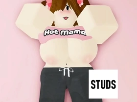 ROBLOX porn compilation featuring a hot brunette MILF