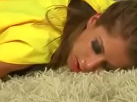 The humiliating loss of a collegiate beauty in steamy FFM action