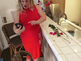 Curvy housewife's intimate selfie leads to taboo encounter with stepson