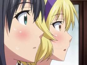 Daring anime beauty in panties gets the spotlight