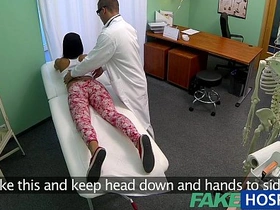 Realistic hospital sex with a careless patient in point of view