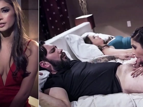 Gianna Dior's unexpected roleplay with a stranger amidst steamy sex with Chanel Preston