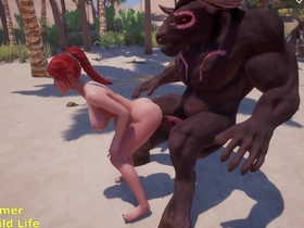 Best sex scenes with the Minotaur in the wild