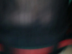 Russian wife shows off her sexy legs in pantyhose in the car