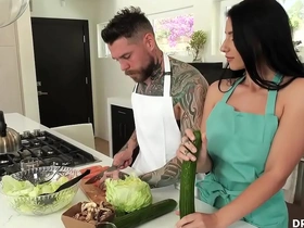 Nelly Kent's intense anal encounter with European stud