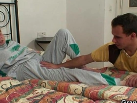 Aging housewife finds relief from her back pain through lovemaking