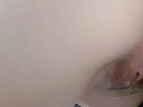 Amateur video of perfect ass getting washed after excessive farting