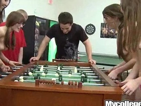Young amateur gets his balls pounded by his hot college girlfriend