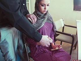 Arab hijab girl gets hardcore in this Bang Bros video
