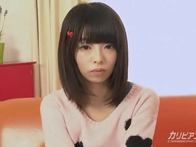 Japanese doll gets shaved and has fun